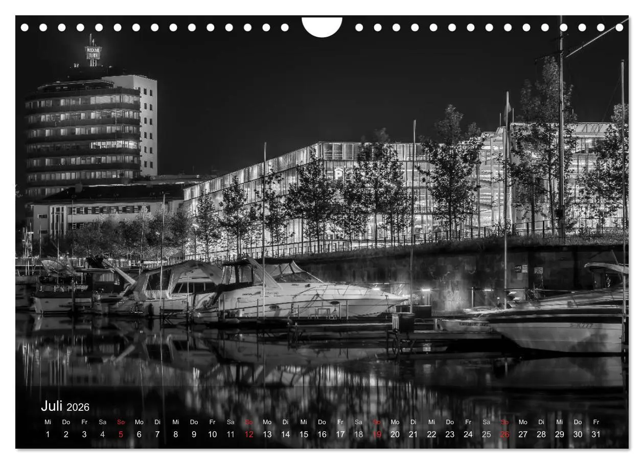 Bild: 9783516125382 | Heilbronn bei Nacht (Wandkalender 2026 DIN A4 quer), CALVENDO...