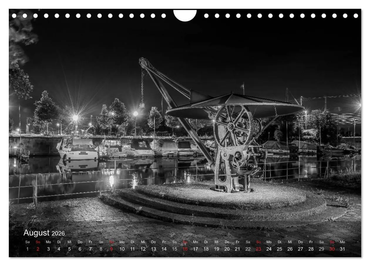 Bild: 9783516125382 | Heilbronn bei Nacht (Wandkalender 2026 DIN A4 quer), CALVENDO...