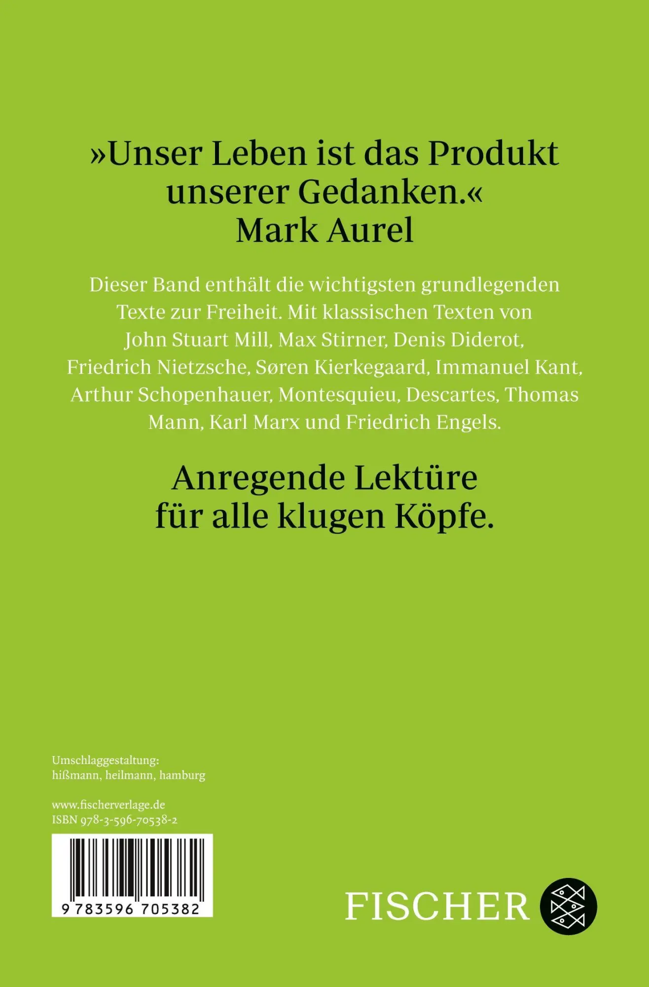 Rückseite: 9783596705382 | Lesen gefährdet die Dummheit | Gedanken zur Freiheit | Schlepütz