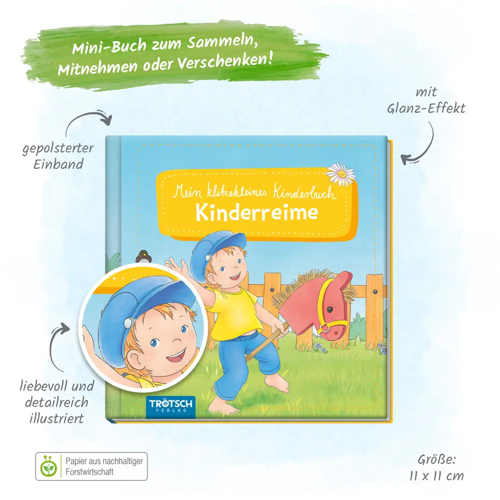 Bild: 9783965525382 | Trötsch Kinderbuch Mein klitzekleines Kinderbuch Kinderreime | Co.KG