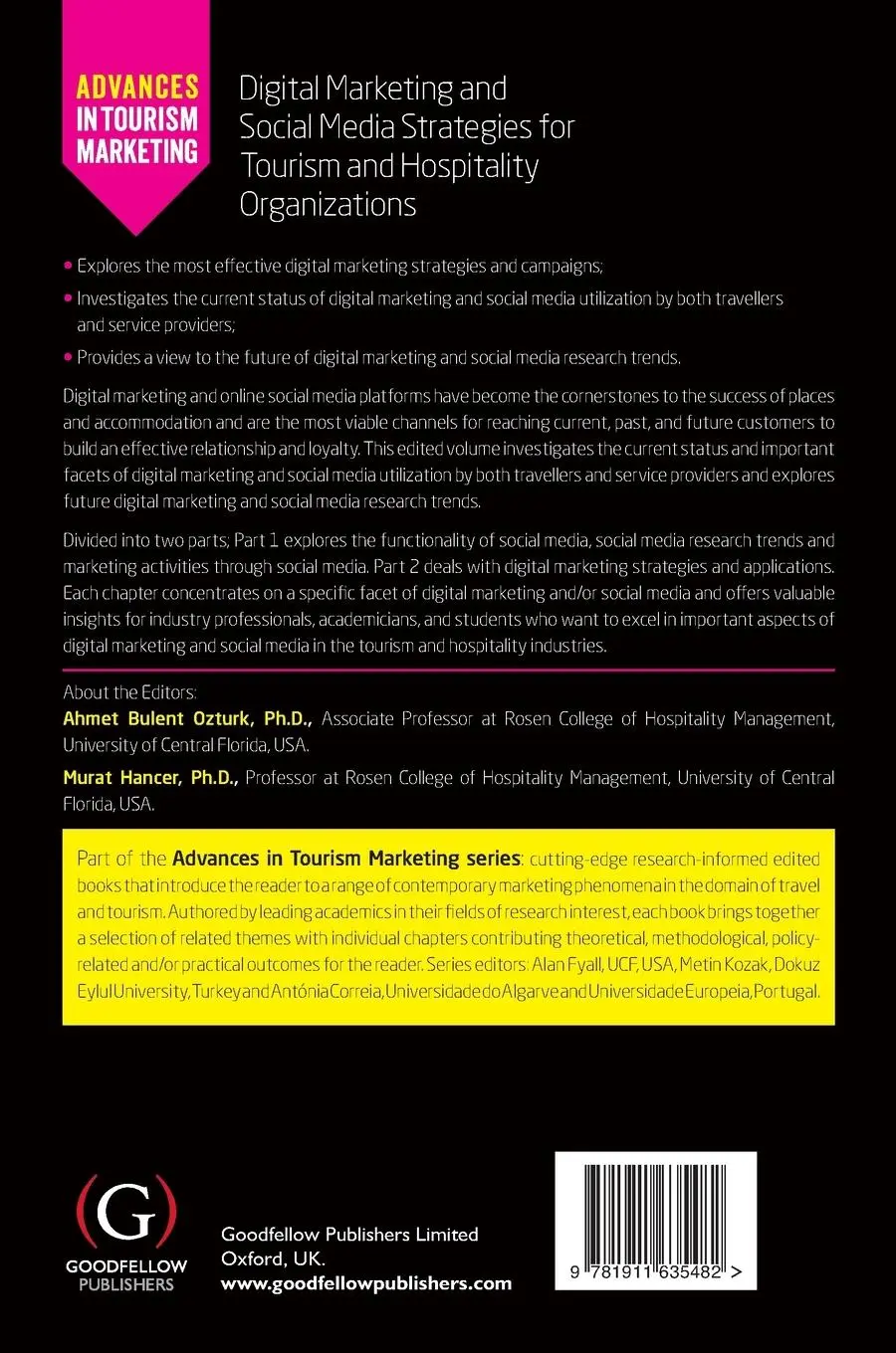 Rückseite: 9781911635482 | Digital Marketing and Social Media Strategies for Tourism and...