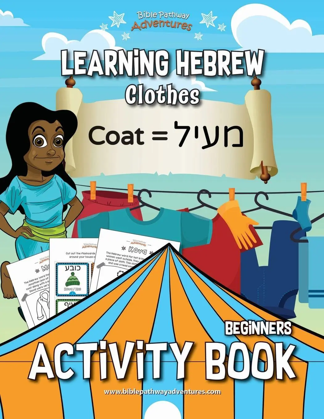 Cover: 9781988585482 | Learning Hebrew | Clothes Activity Book | Pip Reid | Taschenbuch