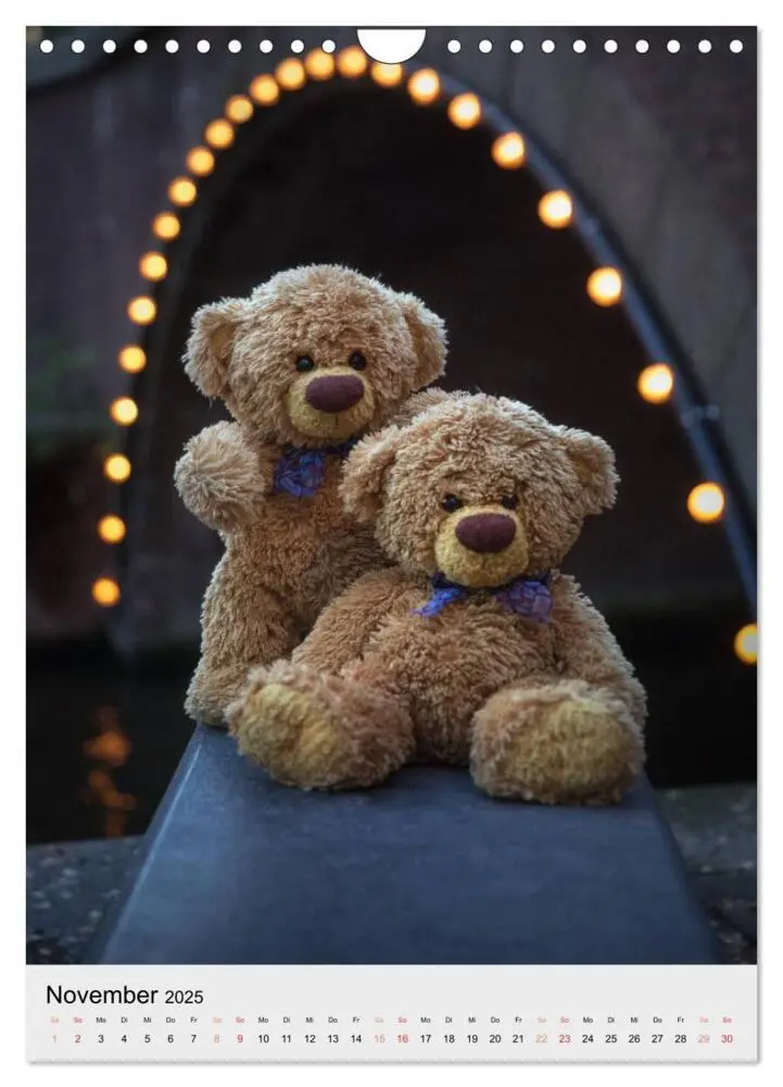 Bild: 9783435935482 | Travelling Teddy auf Welt-Tour (Wandkalender 2025 DIN A4 hoch),...