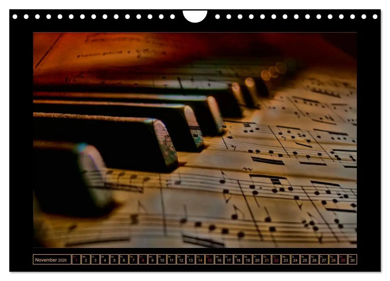 Bild: 9783516045482 | Klavier - Solo für zehn Finger (Wandkalender 2026 DIN A4 quer),...