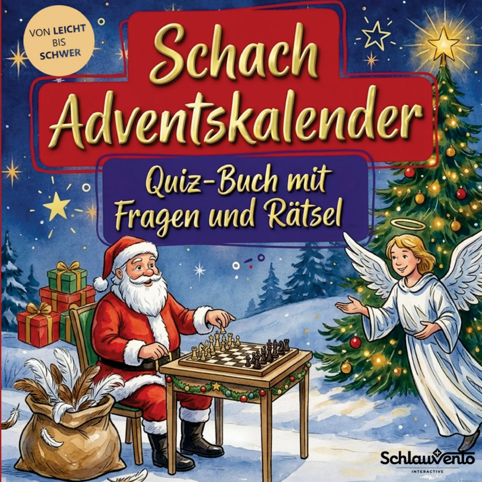 Cover: 9783693195482 | Schach-Adventskalender: Quiz-Buch mit Fragen und Rätsel | Interactive