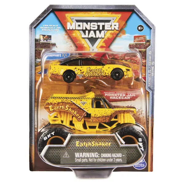 Bild: 681147055582 | MNJ Monster Jam Truck &amp; Racecar 2-Pack | In Karton | 05558 | 2024