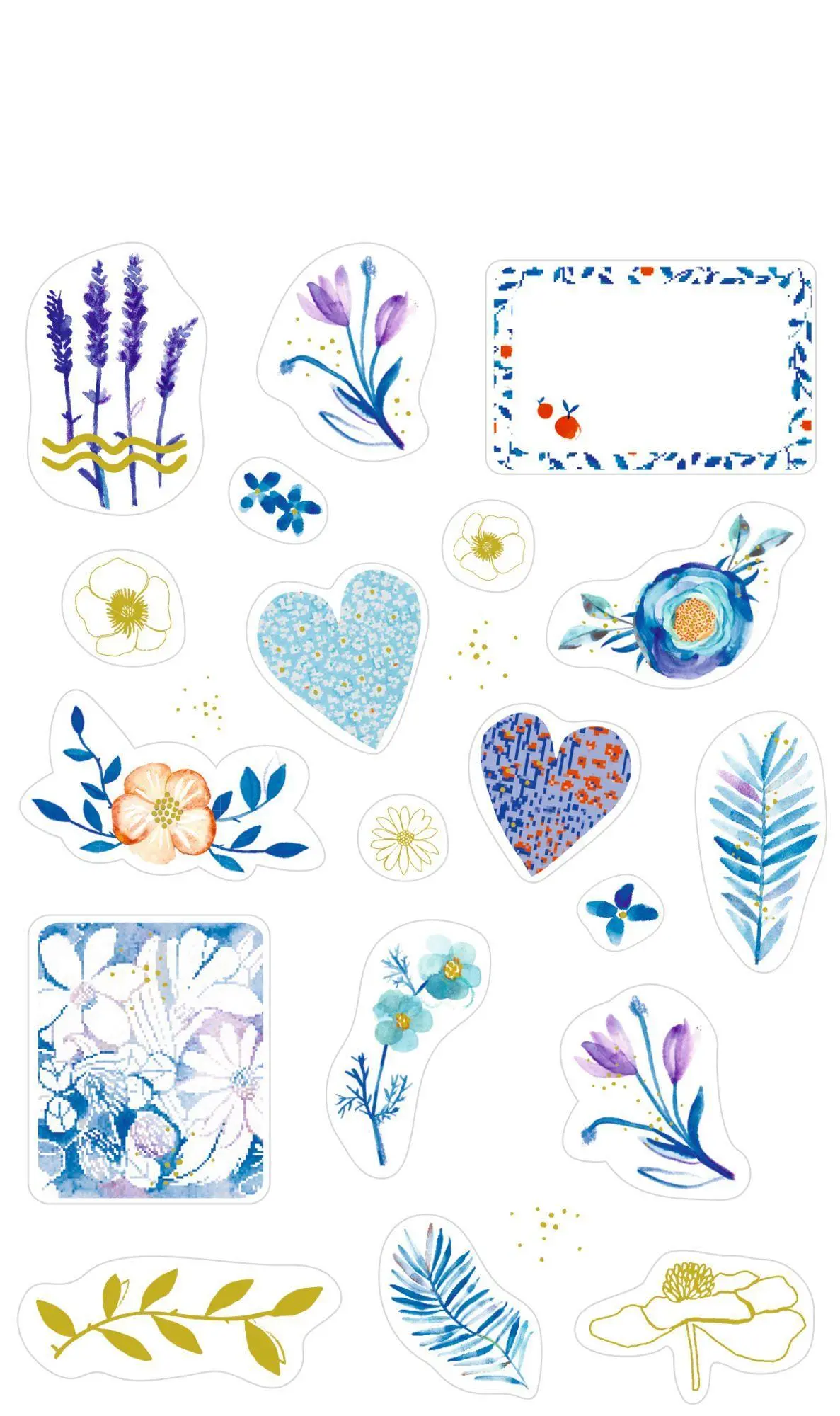Bild: 4050003955582 | Sticker und Etiketten - Stickerbogen mit 100 Stickern | All about blue