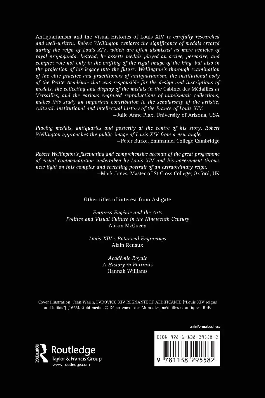 Rückseite: 9781138295582 | Antiquarianism and the Visual Histories of Louis XIV | Wellington