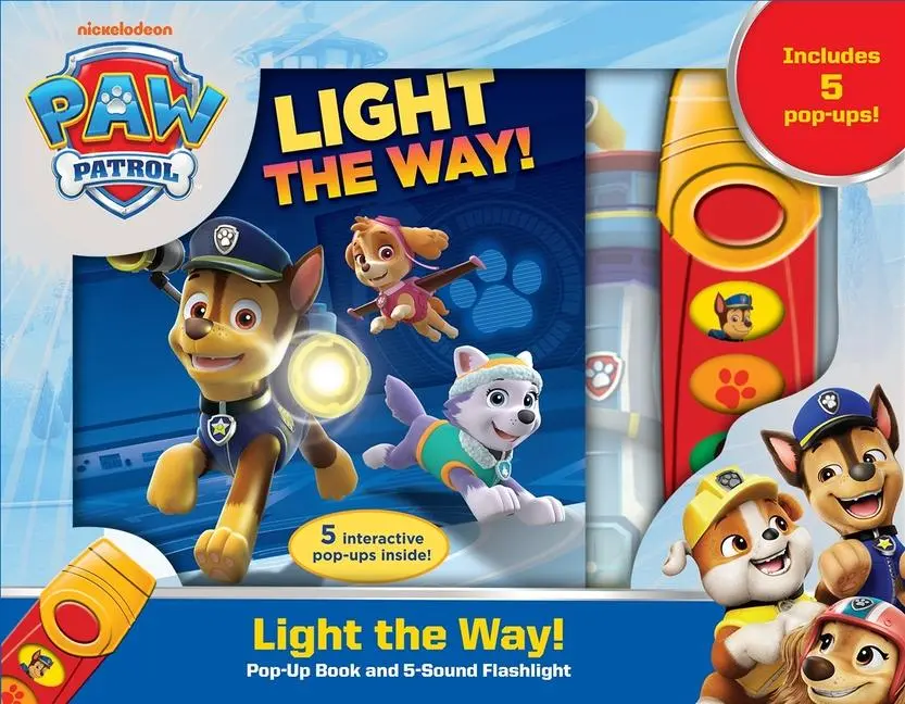 Cover: 9781503745582 | Nickelodeon PAW Patrol: Light the Way! Play-a-Sound Book and...