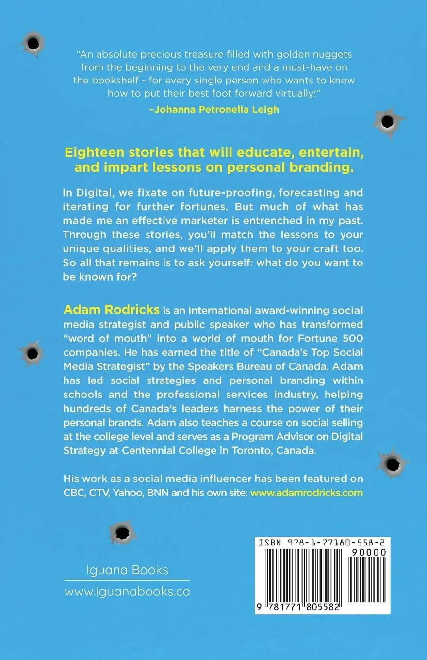 Rückseite: 9781771805582 | Trigger Fingers | Personal Branding Through Storytelling | Rodricks