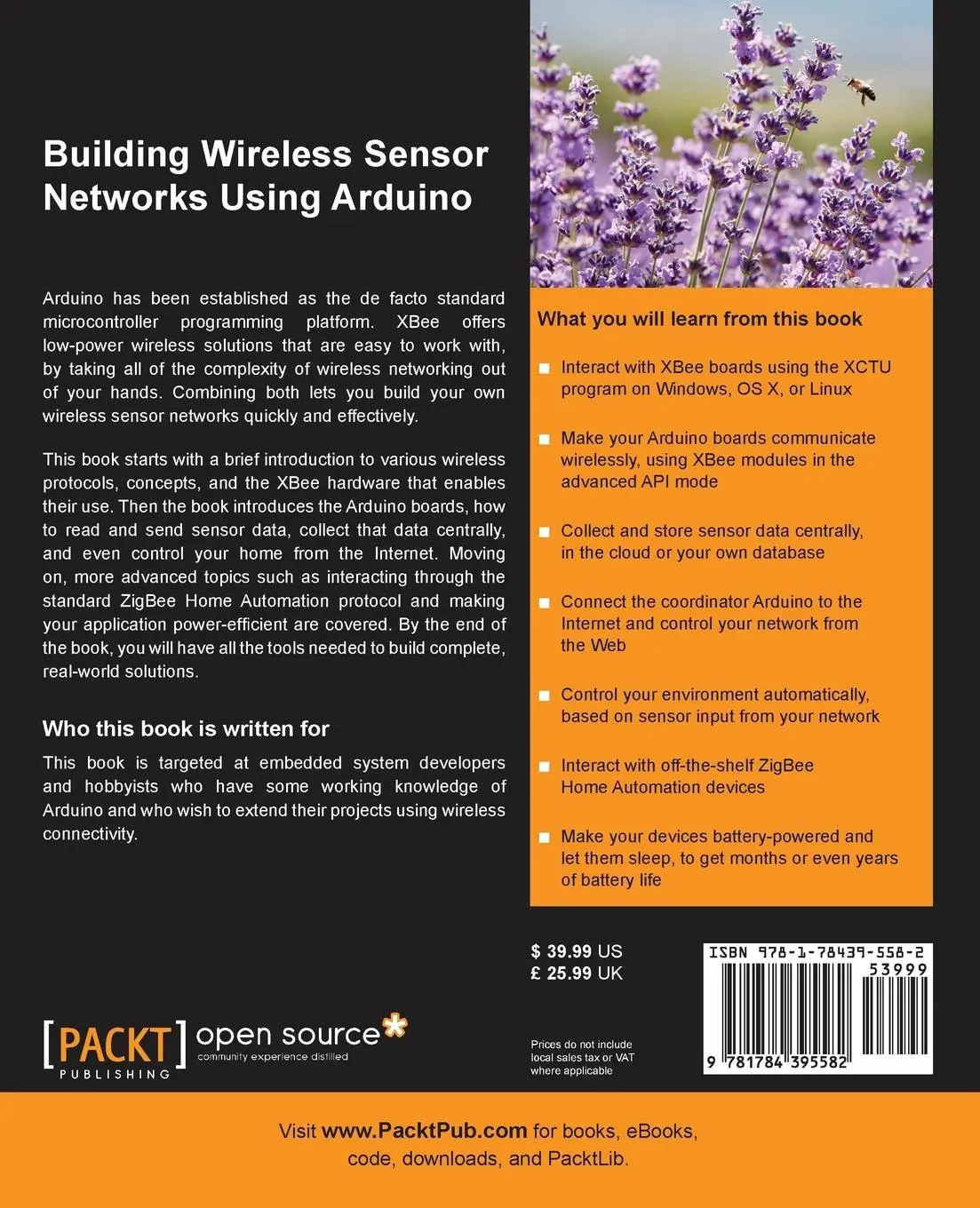 Rückseite: 9781784395582 | Building Wireless Sensor Networks Using Arduino | Matthijs Kooijman