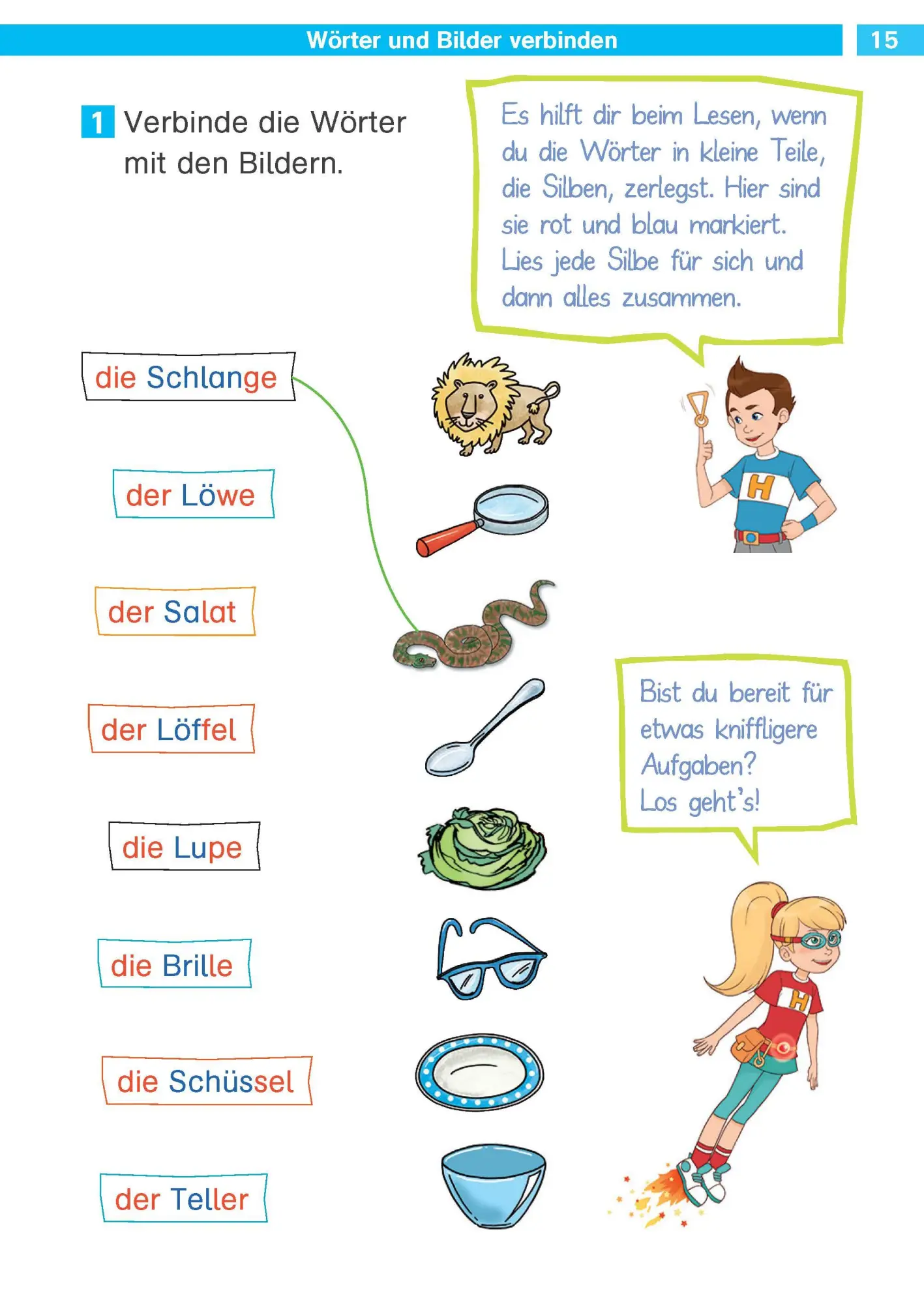 Bild: 9783129495582 | Die Deutsch-Helden Flüssig lesen und verstehen 1. Klasse | Geßner