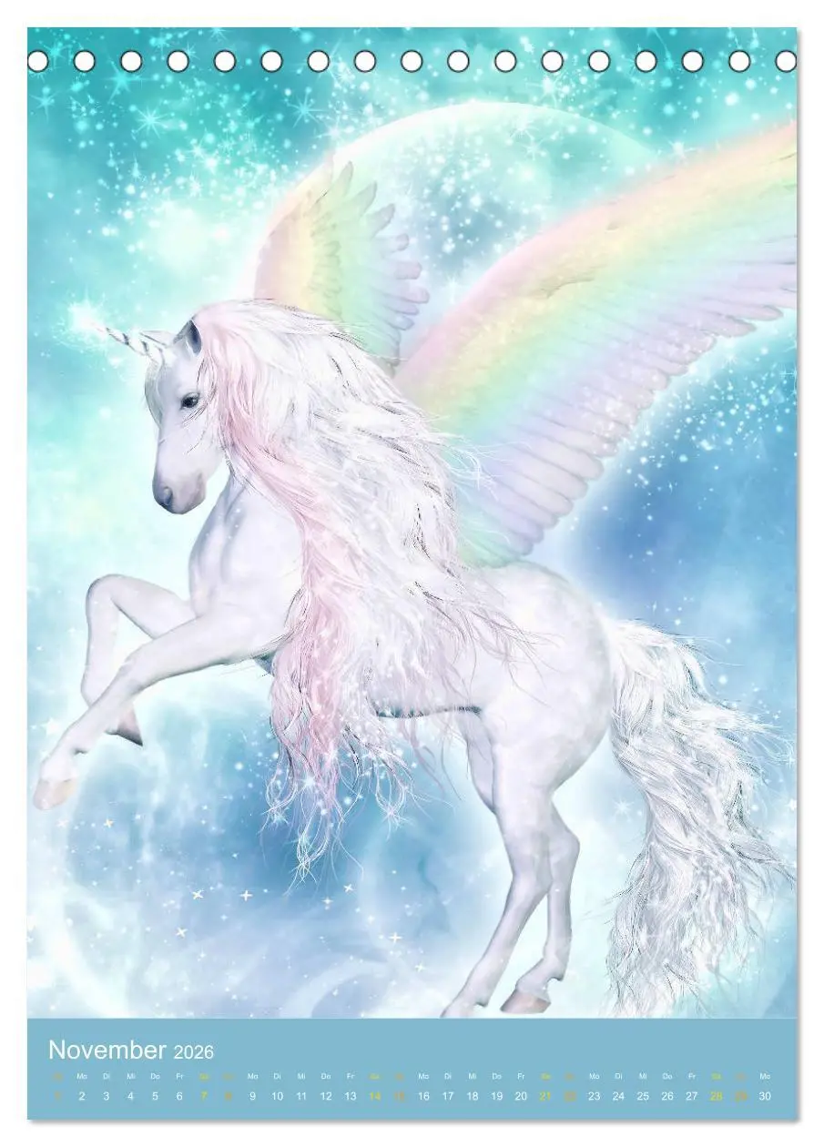 Bild: 9783516415582 | Fantasy Lichtwesen (Tischkalender 2026 DIN A5 hoch), CALVENDO...