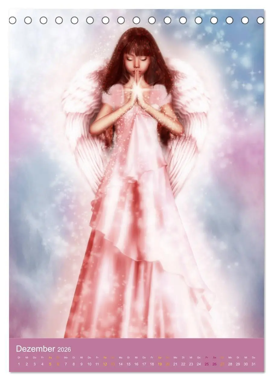 Bild: 9783516415582 | Fantasy Lichtwesen (Tischkalender 2026 DIN A5 hoch), CALVENDO...