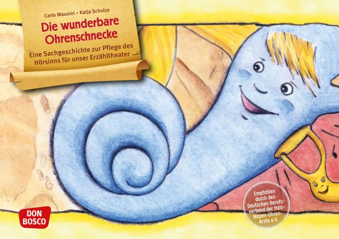 Cover: 4260179515682 | Die wunderbare Ohrenschnecke. Kamishibai Bildkartenset. | Box | 13 S.