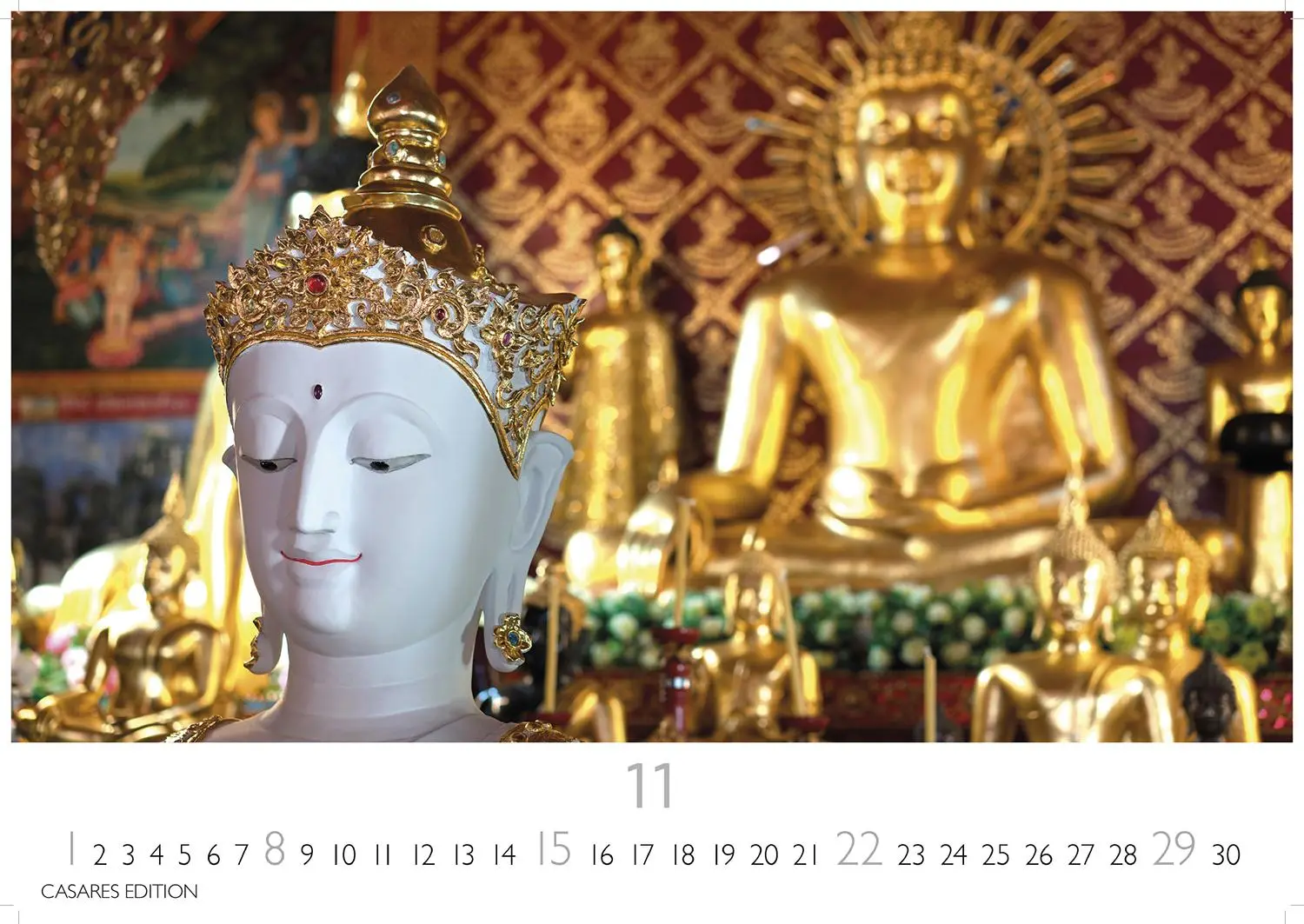 Bild: 9781835245682 | Buddhas Kalender 2026 - Wandkalender Fotokalender Orient 35x50cm...
