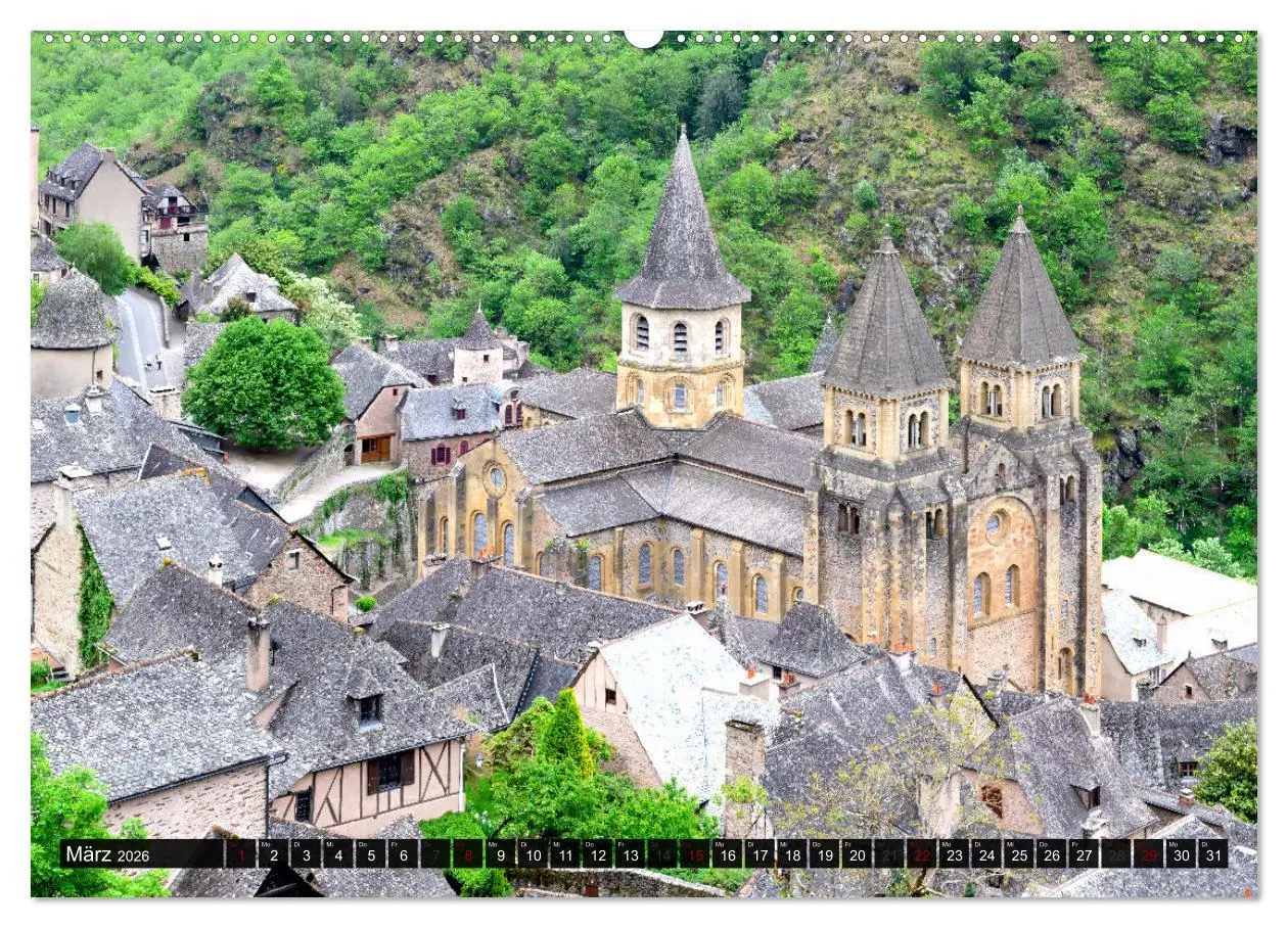 Bild: 9783457485682 | Conques ist eine wichtige Station am französischen Jakobsweg...