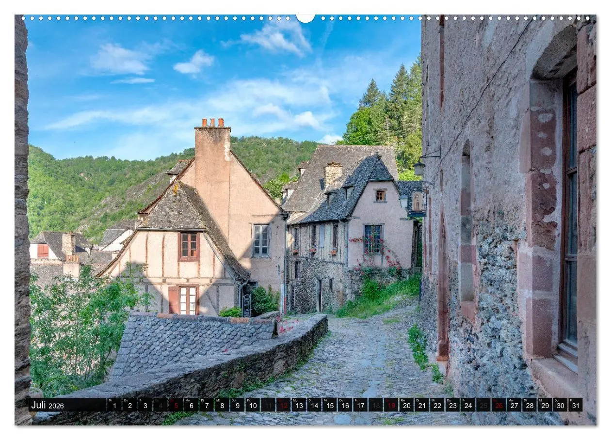 Bild: 9783457485682 | Conques ist eine wichtige Station am französischen Jakobsweg...