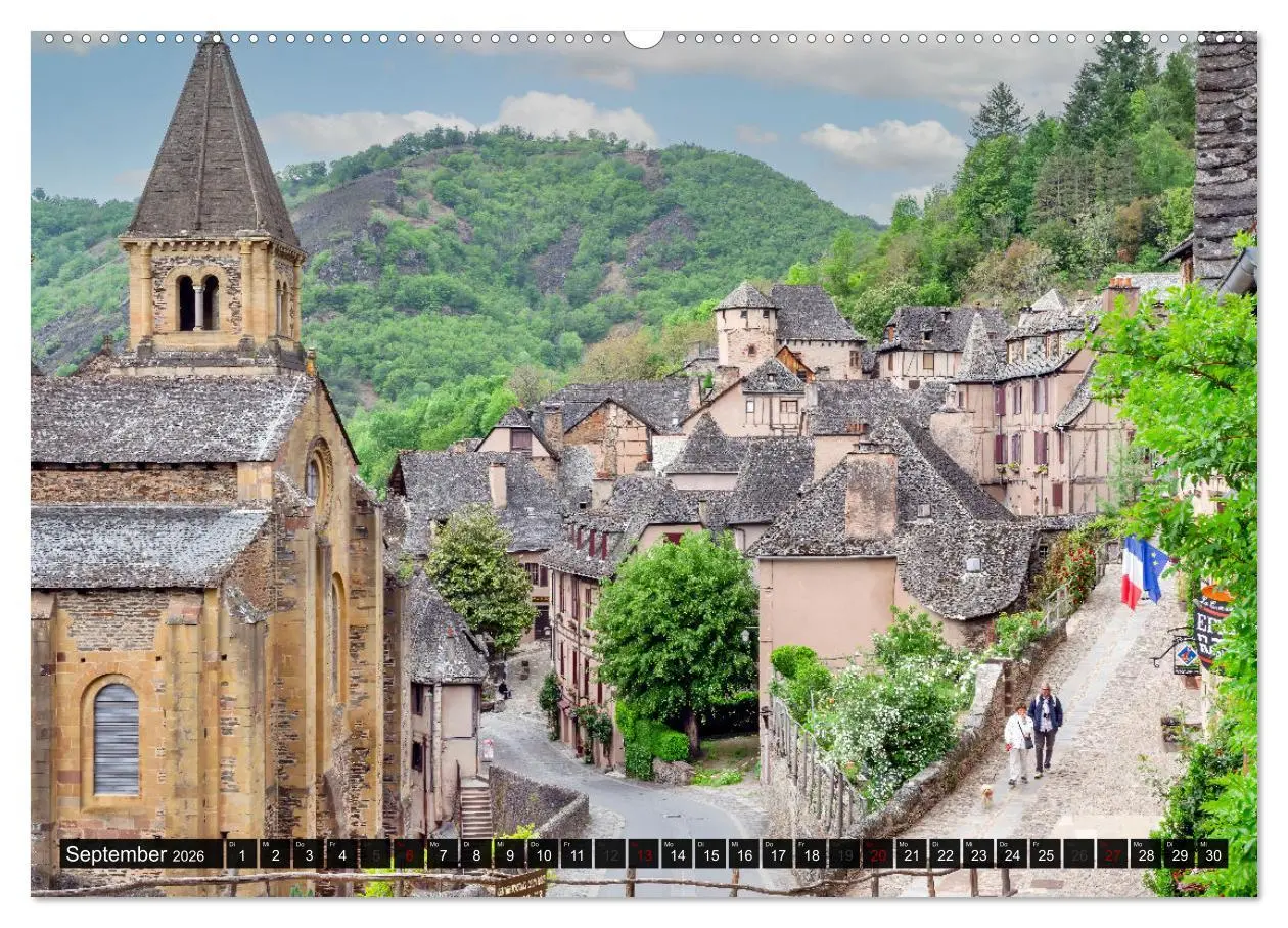 Bild: 9783457485682 | Conques ist eine wichtige Station am französischen Jakobsweg...