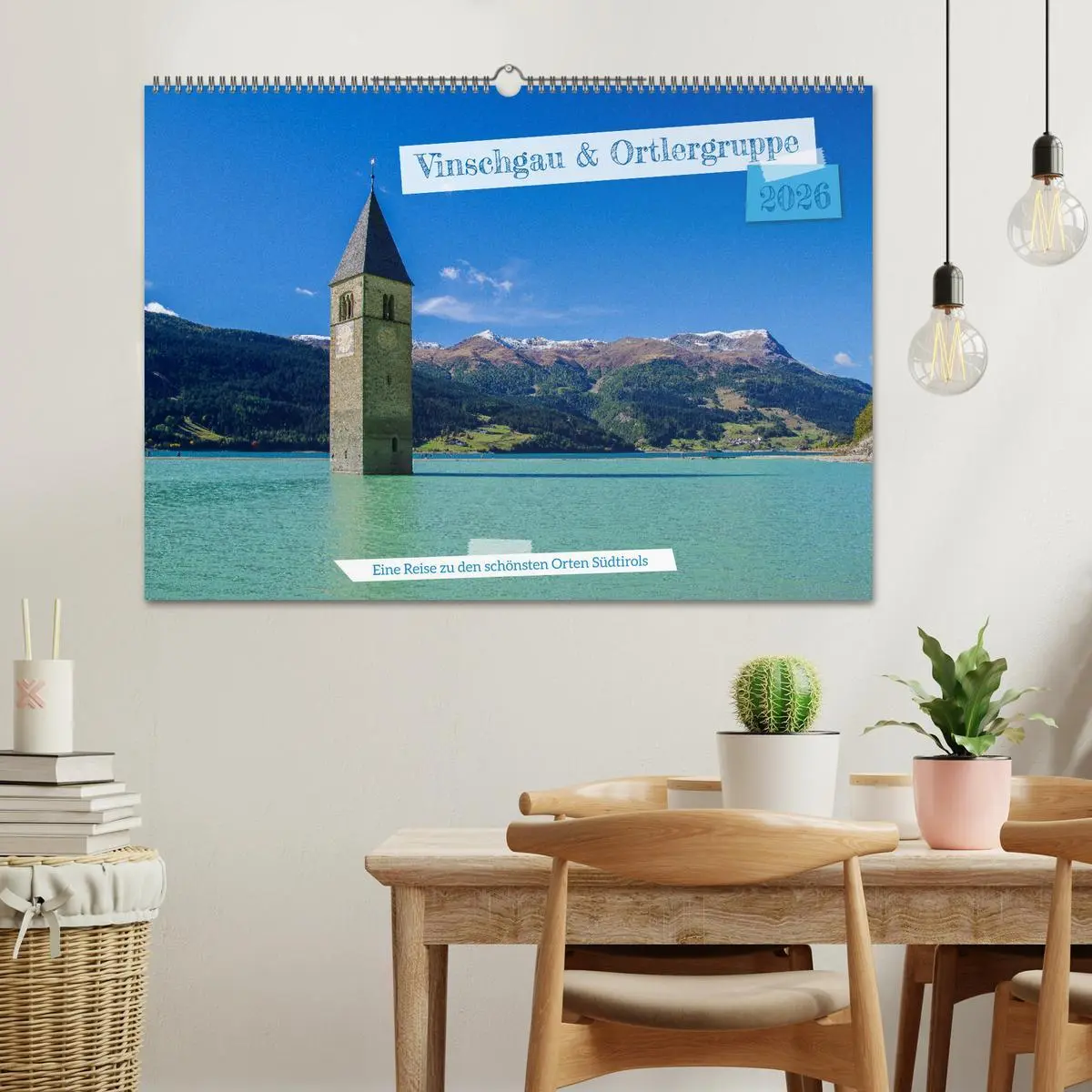 Bild: 9783457555682 | Vinschgau &amp; Ortleralpen (Wandkalender 2026 DIN A2 quer), CALVENDO...