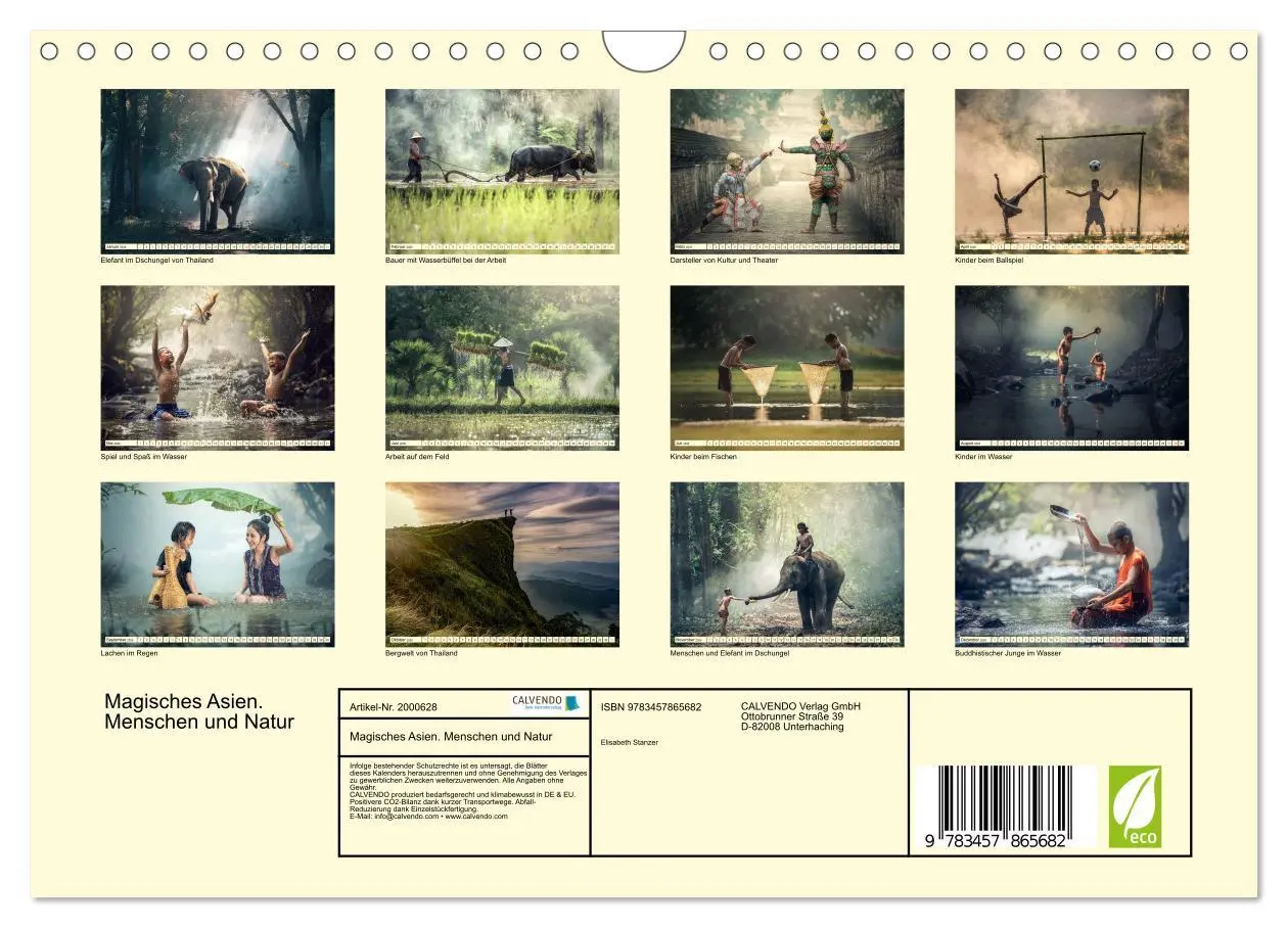 Bild: 9783457865682 | Magisches Asien. Menschen und Natur (Wandkalender 2026 DIN A4...