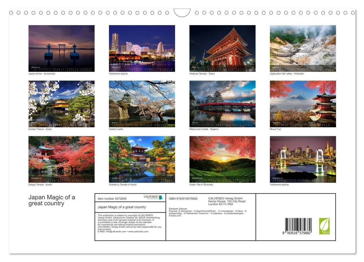 Bild: 9783516575682 | Japan Magic of a great country (Wall Calendar 2026 DIN A3...