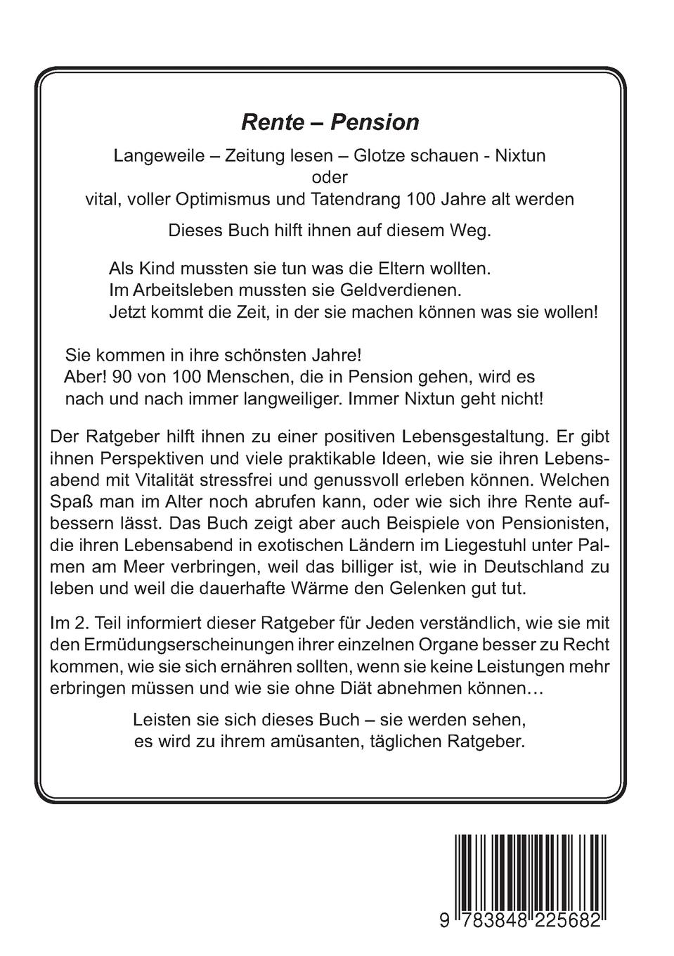 Rückseite: 9783848225682 | Wir kommen in unsere besten Jahre | Kurt Krieger | Taschenbuch | 2012