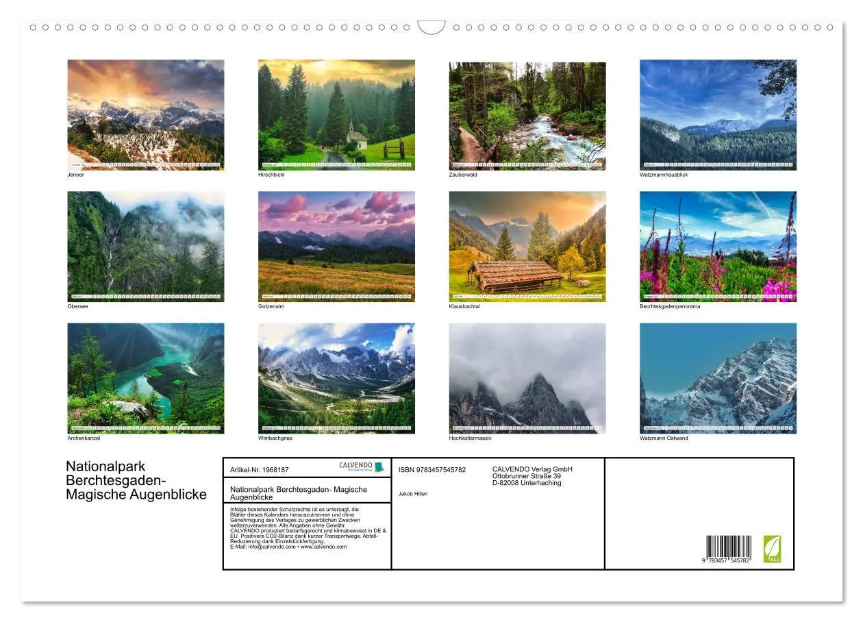 Bild: 9783457545782 | Nationalpark Berchtesgaden- Magische Augenblicke (Wandkalender 2026...