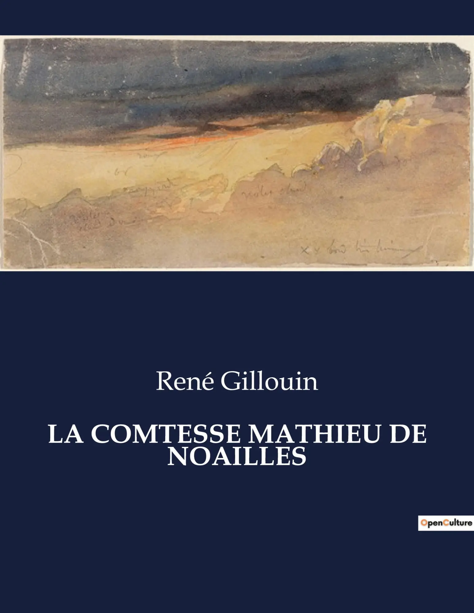 Cover: 9791041835782 | LA COMTESSE MATHIEU DE NOAILLES | René Gillouin | Taschenbuch | 2023