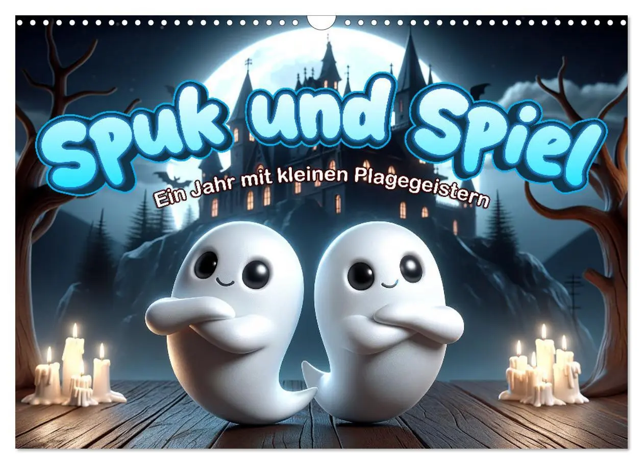 Cover: 9783457465882 | Spuk und Spiel: Ein Jahr mit kleinen Plagegeistern (Wandkalender...