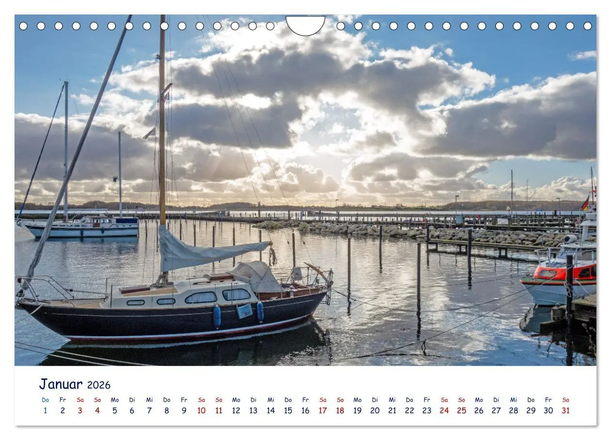 Bild: 9783457915882 | Maritime Schlei (Wandkalender 2026 DIN A4 quer), CALVENDO...