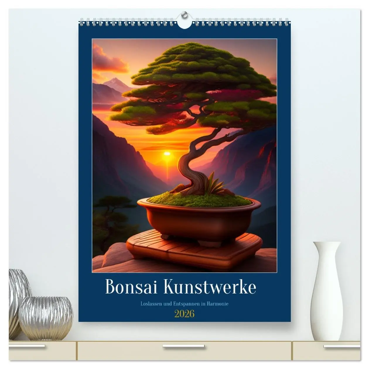 Cover: 9783516315882 | Bonsai Kunstwerke (hochwertiger Premium Wandkalender 2026 DIN A2...