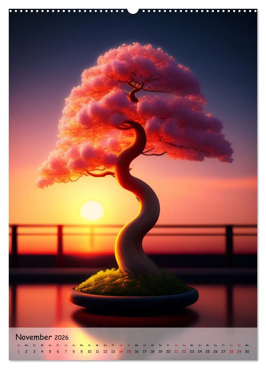 Bild: 9783516315882 | Bonsai Kunstwerke (hochwertiger Premium Wandkalender 2026 DIN A2...
