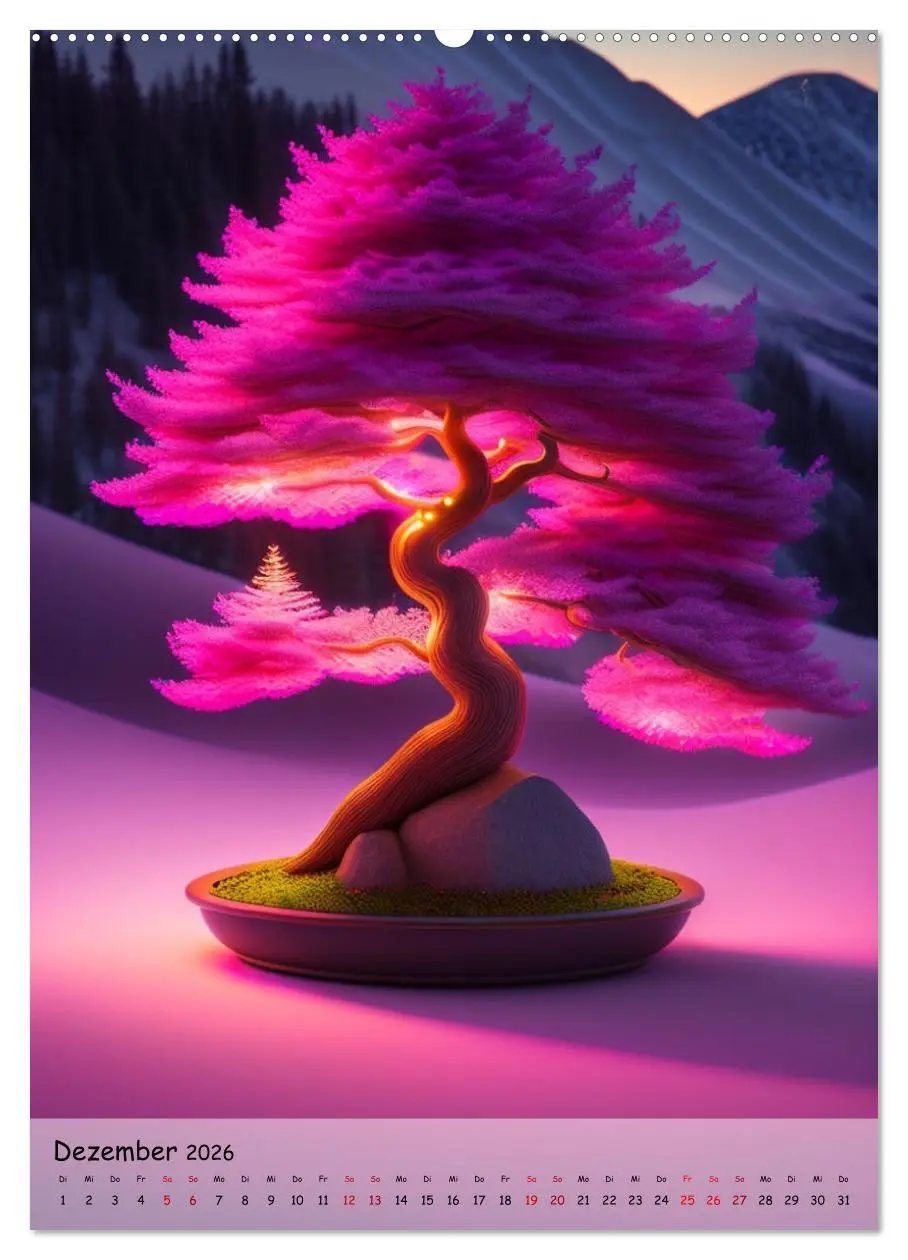 Bild: 9783516315882 | Bonsai Kunstwerke (hochwertiger Premium Wandkalender 2026 DIN A2...