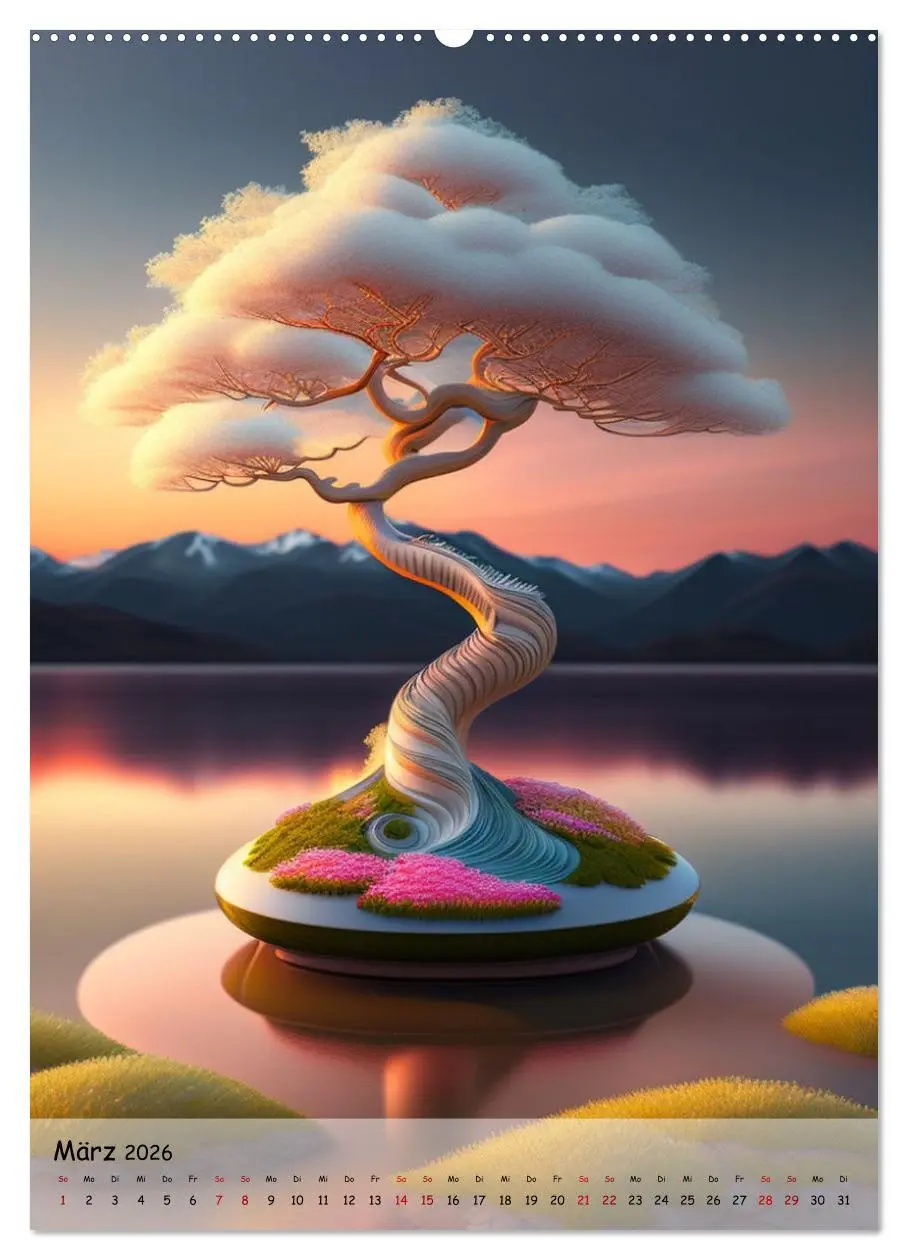 Bild: 9783516315882 | Bonsai Kunstwerke (hochwertiger Premium Wandkalender 2026 DIN A2...
