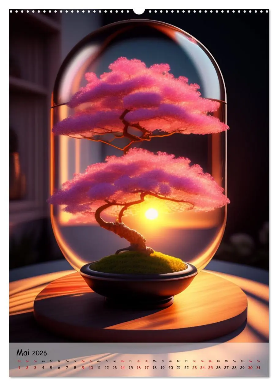 Bild: 9783516315882 | Bonsai Kunstwerke (hochwertiger Premium Wandkalender 2026 DIN A2...