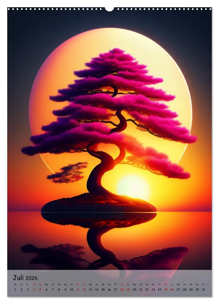Bild: 9783516315882 | Bonsai Kunstwerke (hochwertiger Premium Wandkalender 2026 DIN A2...