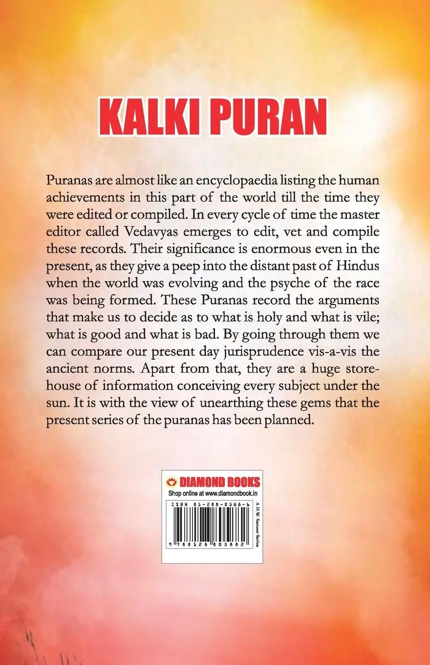 Rückseite: 9788128805882 | Kalki Purana | B. K. Chaturvedi | Taschenbuch | Englisch | 2024
