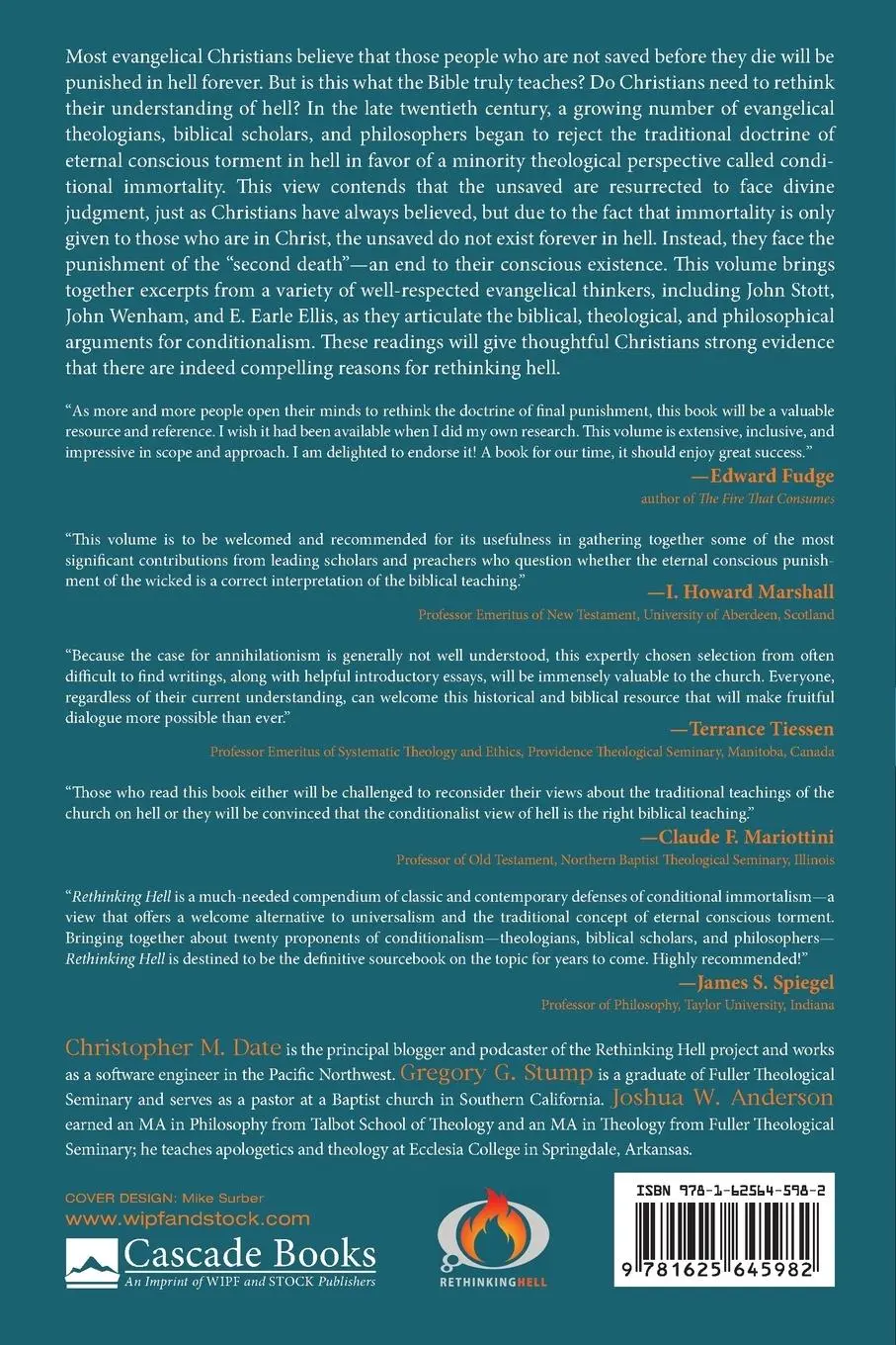 Rückseite: 9781625645982 | Rethinking Hell | Christopher M. Date (u. a.) | Taschenbuch | Englisch