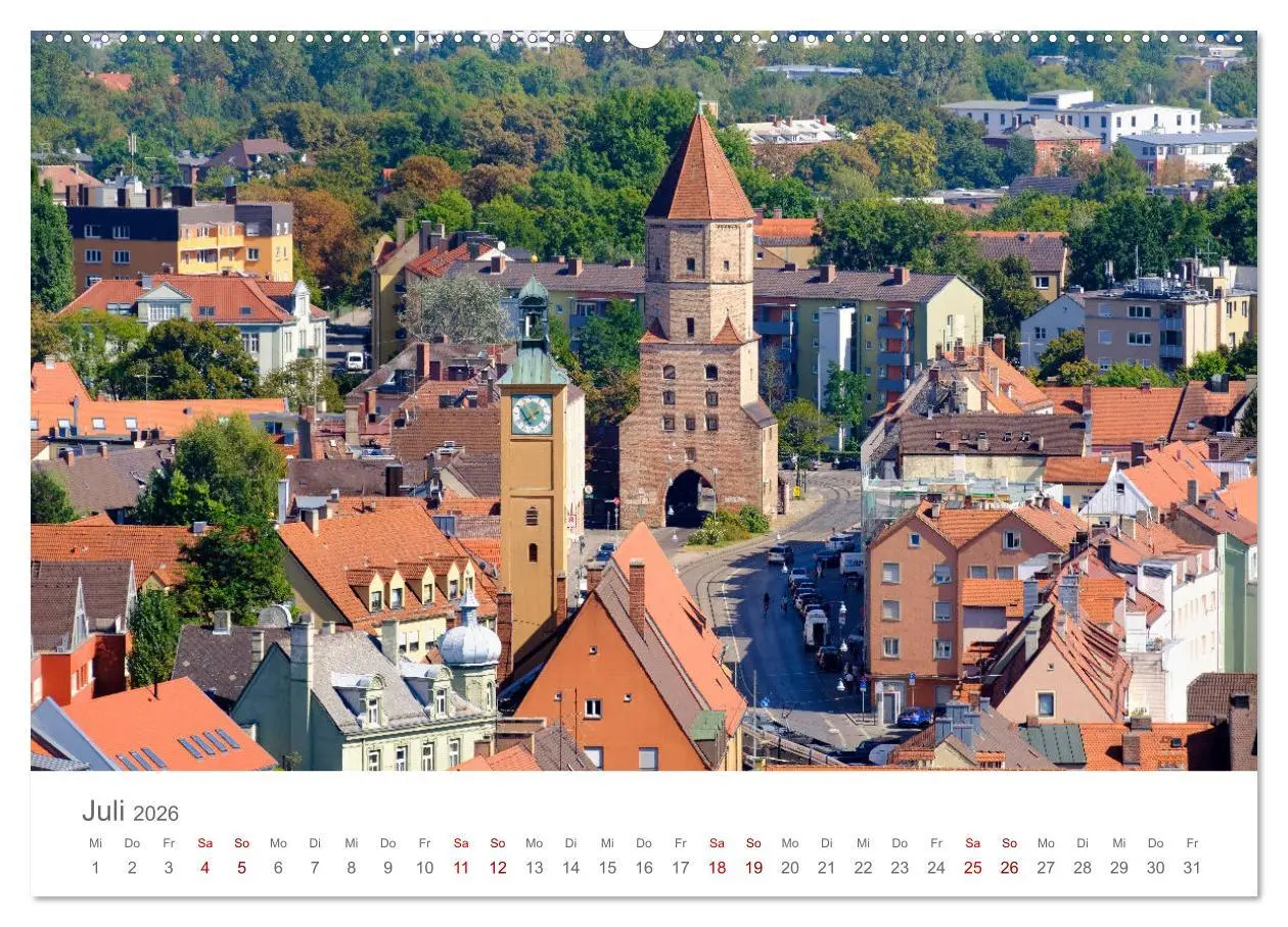 Bild: 9783457765982 | Augsburg Handel seit dem Mittelalter (Wandkalender 2026 DIN A2...