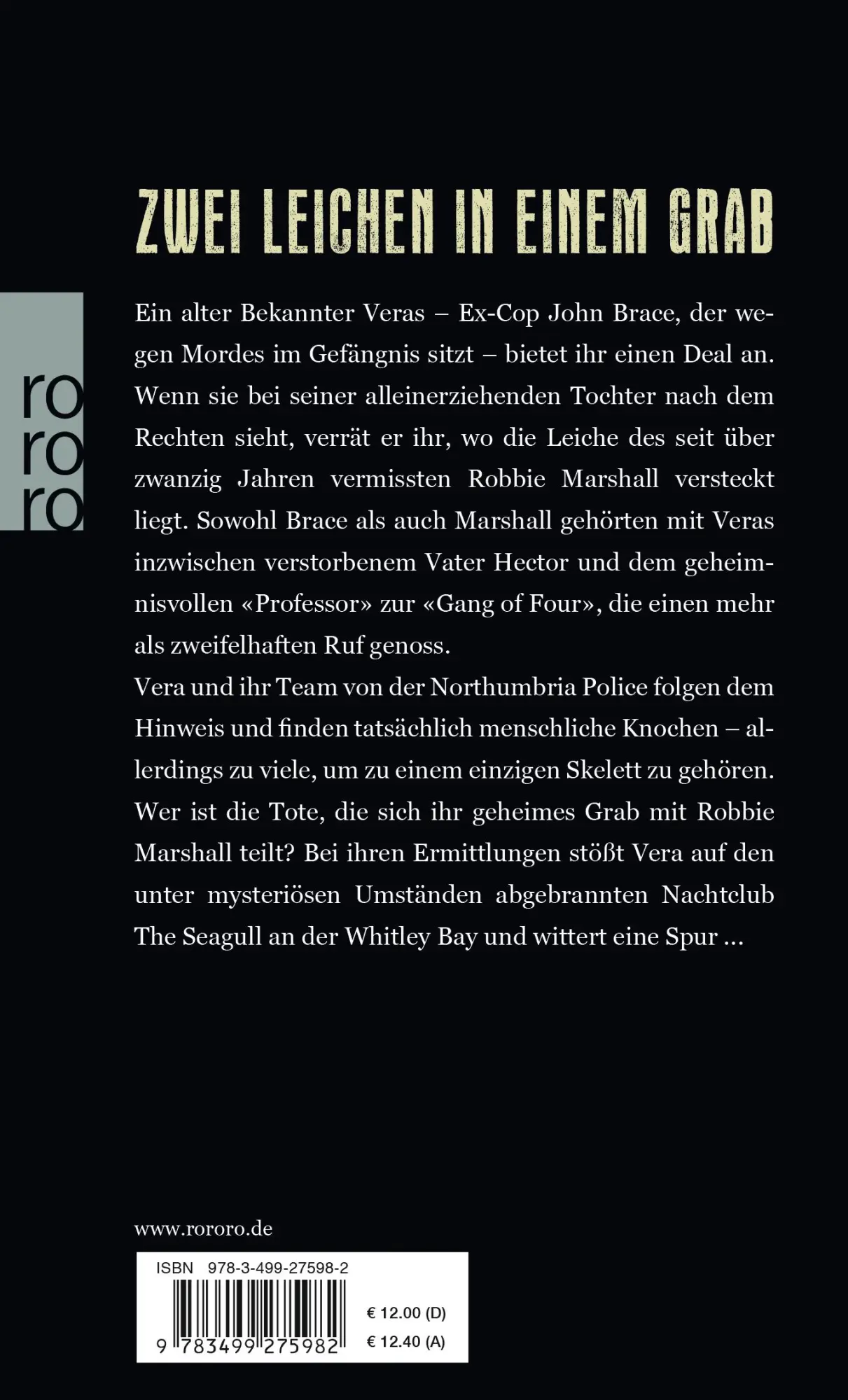 Rückseite: 9783499275982 | Die andere Tote | Vera Stanhope ermittelt | Ann Cleeves | Taschenbuch