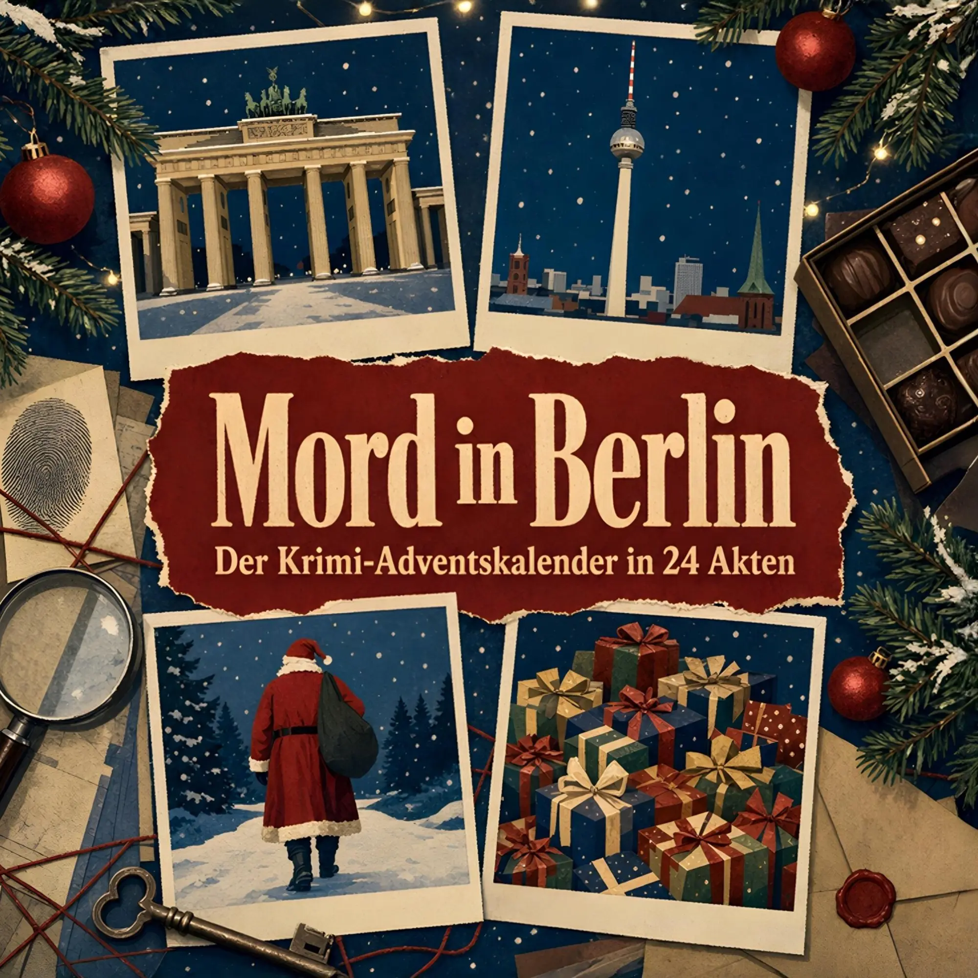 Cover: 9783696115982 | Mord in Berlin | Der Krimi-Adventskalender in 24 Akten | Linus Schmidt