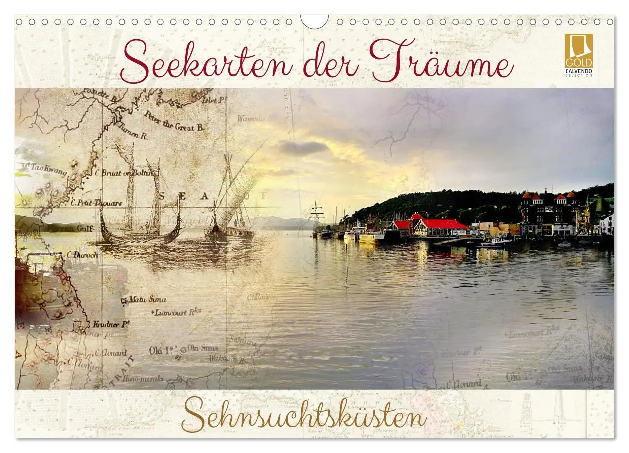 Cover: 9783457586082 | Seekarten der Träume (Wandkalender 2026 DIN A3 quer), CALVENDO...