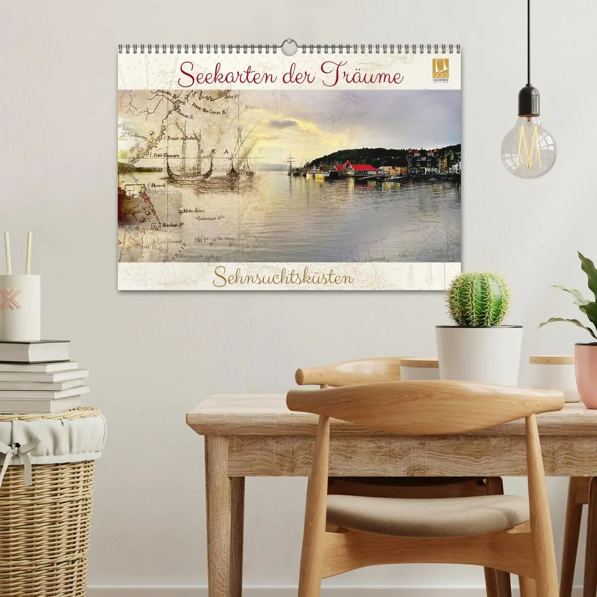 Bild: 9783457586082 | Seekarten der Träume (Wandkalender 2026 DIN A3 quer), CALVENDO...