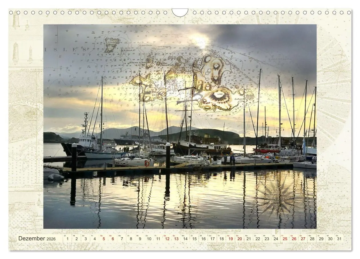 Bild: 9783457586082 | Seekarten der Träume (Wandkalender 2026 DIN A3 quer), CALVENDO...