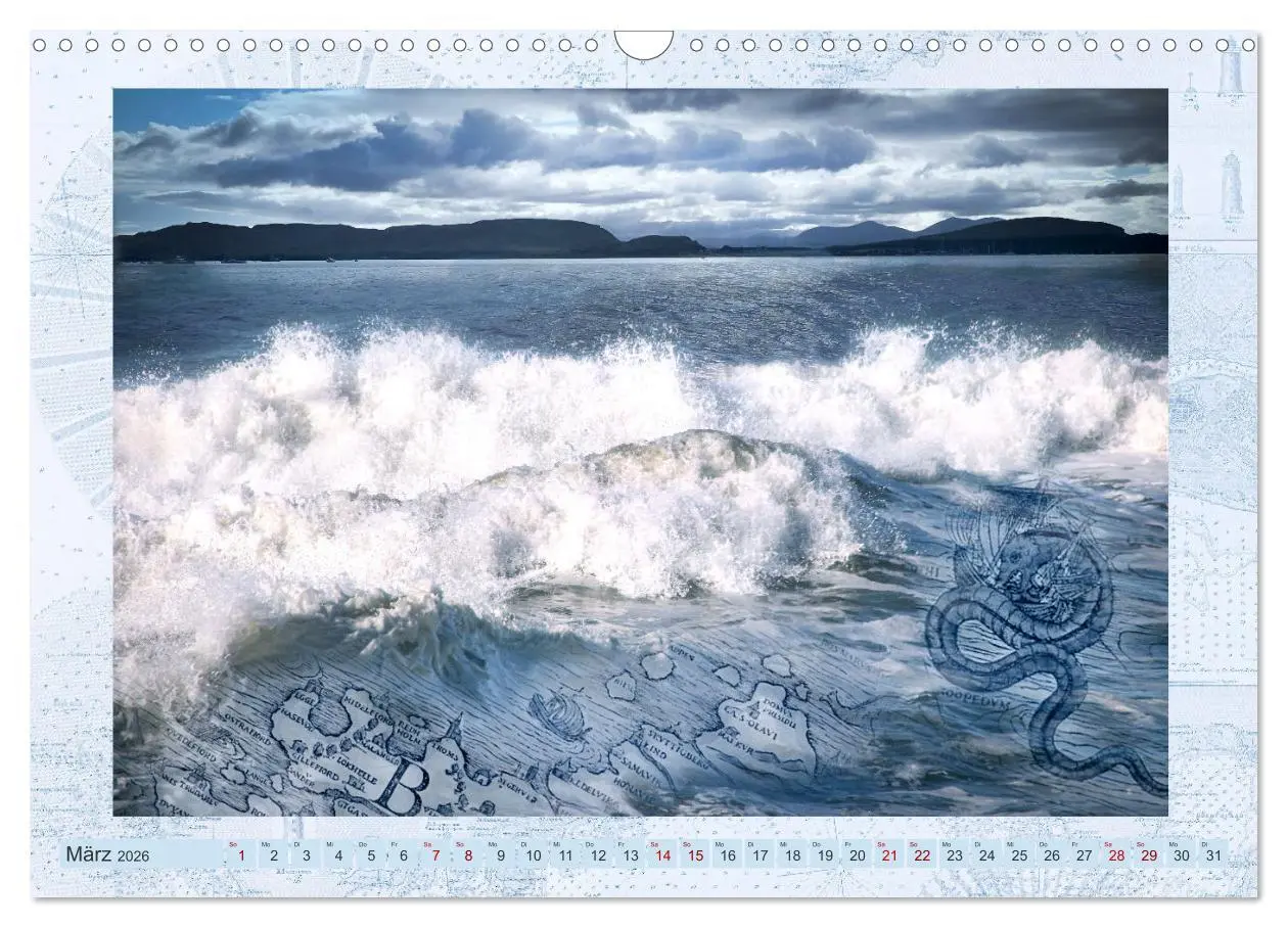Bild: 9783457586082 | Seekarten der Träume (Wandkalender 2026 DIN A3 quer), CALVENDO...