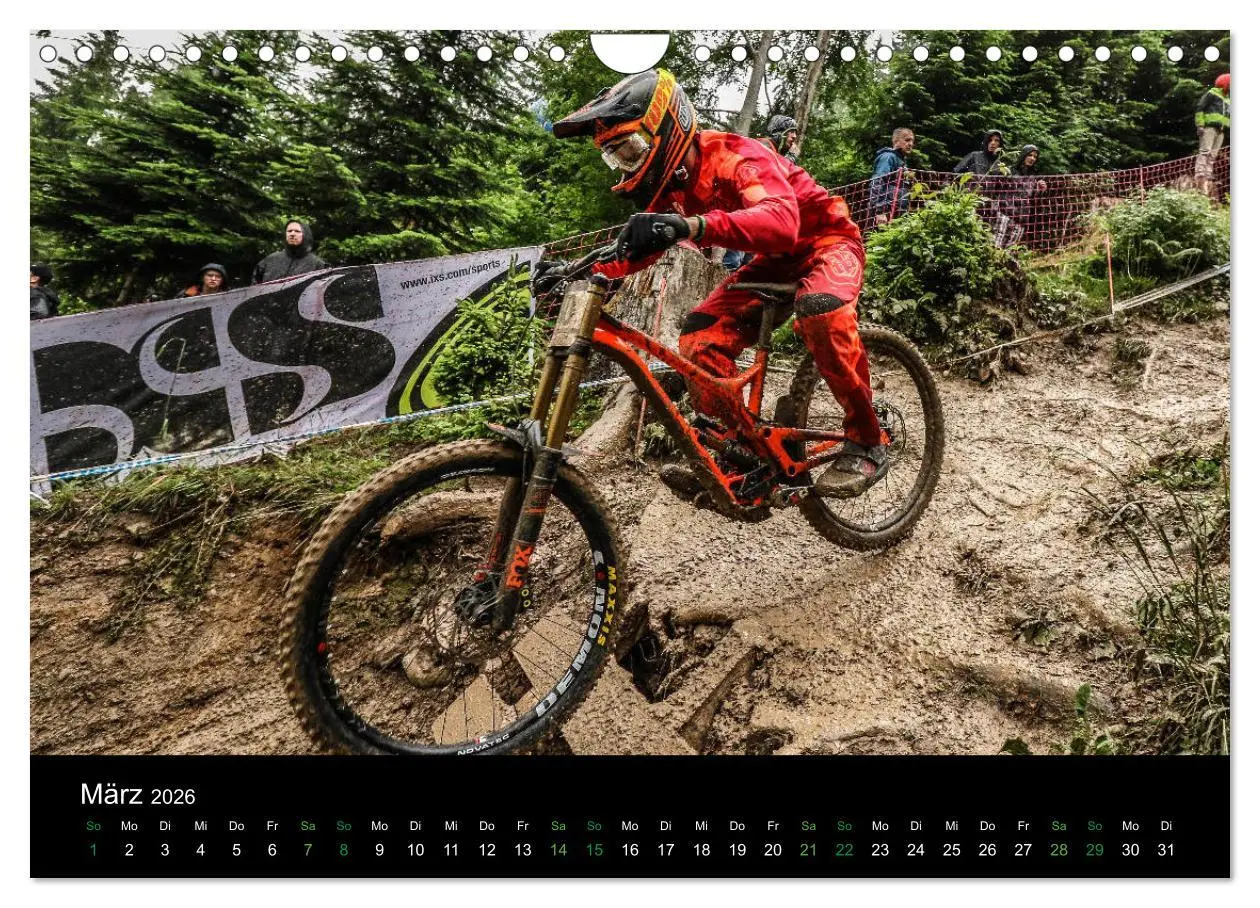 Bild: 9783457896082 | Downhill Racing 2026 (Wandkalender 2026 DIN A4 quer), CALVENDO...