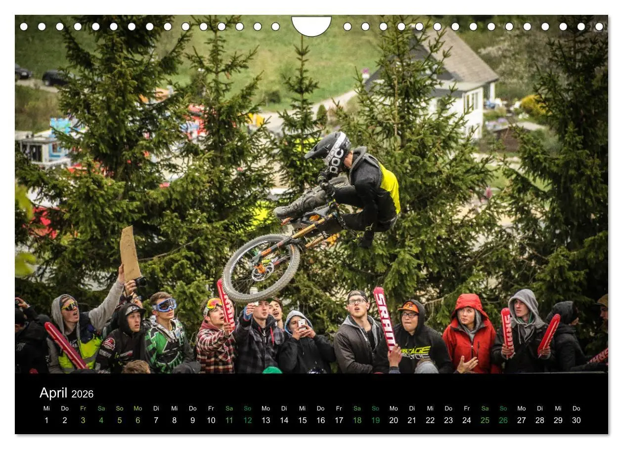 Bild: 9783457896082 | Downhill Racing 2026 (Wandkalender 2026 DIN A4 quer), CALVENDO...