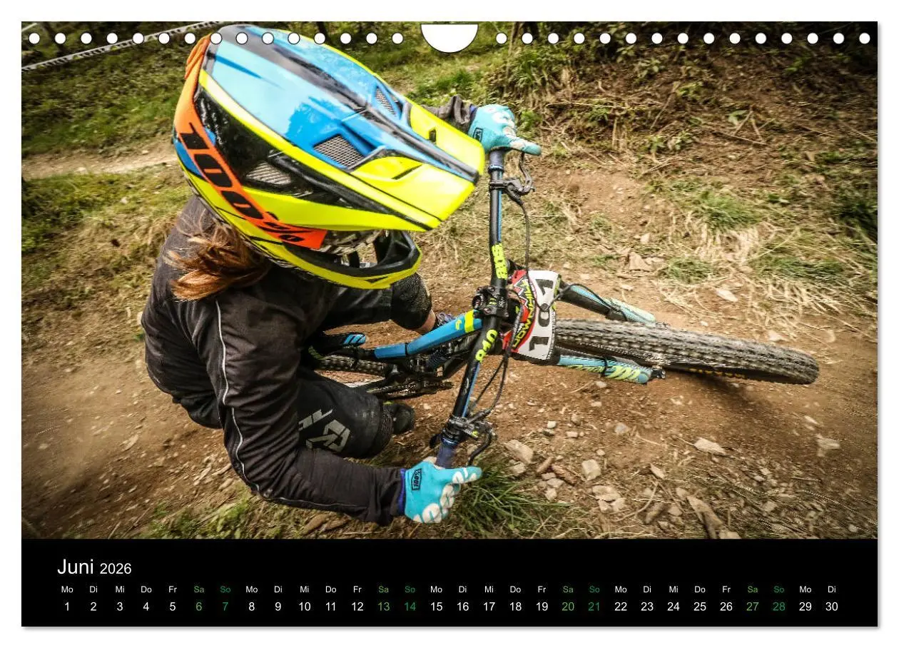 Bild: 9783457896082 | Downhill Racing 2026 (Wandkalender 2026 DIN A4 quer), CALVENDO...