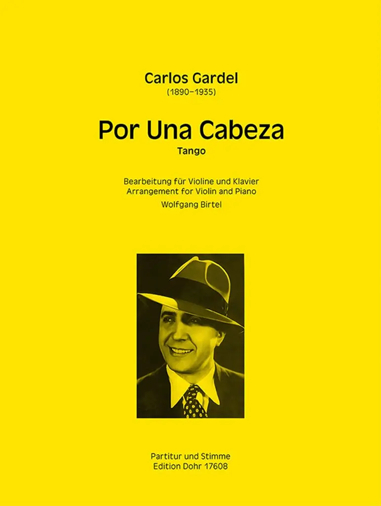Cover: 9790202036082 | Por una Cabeza | Carlos Gardel | Buch | verlag Dohr